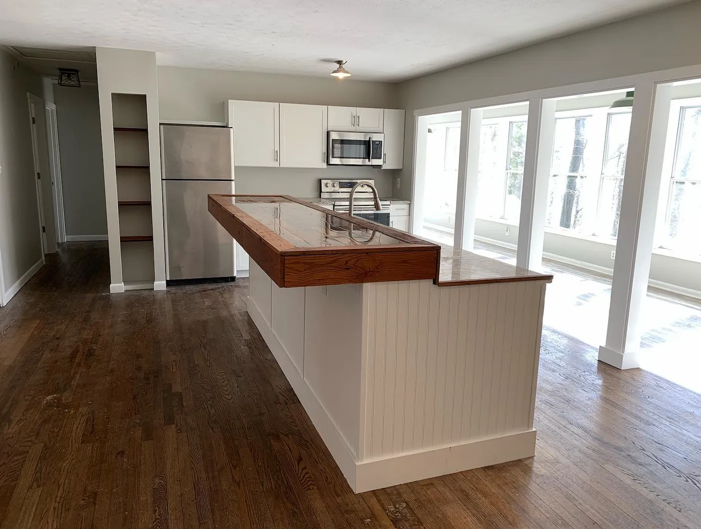 Kitchen remodel with island